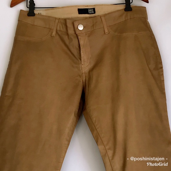 ❌ NWT David Kahn Nikki Ankle Jean In Camel - Picture 6 of 6